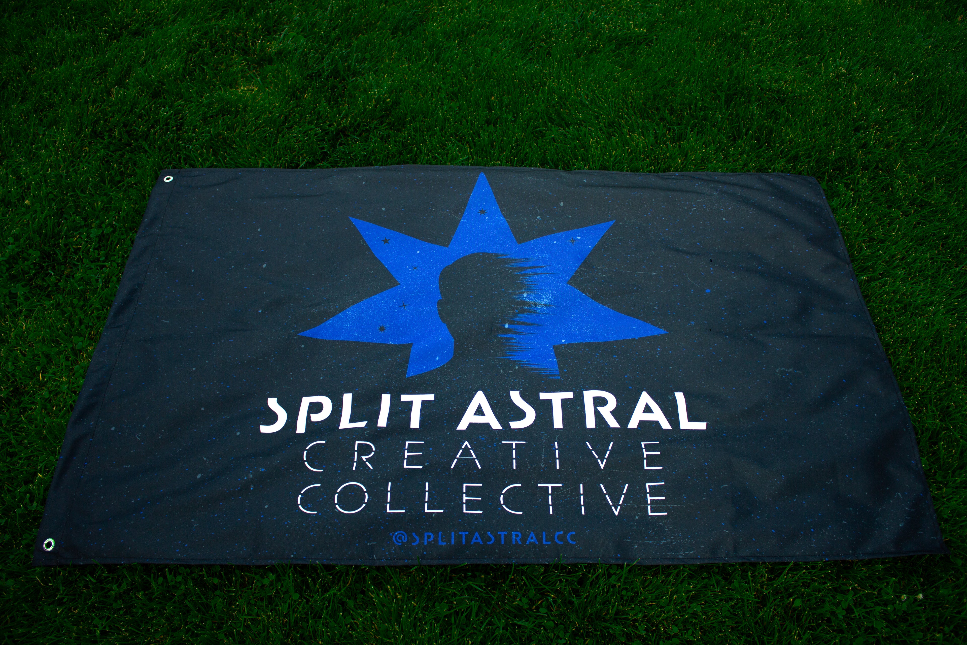 Split Astral Creative Collective Flag
