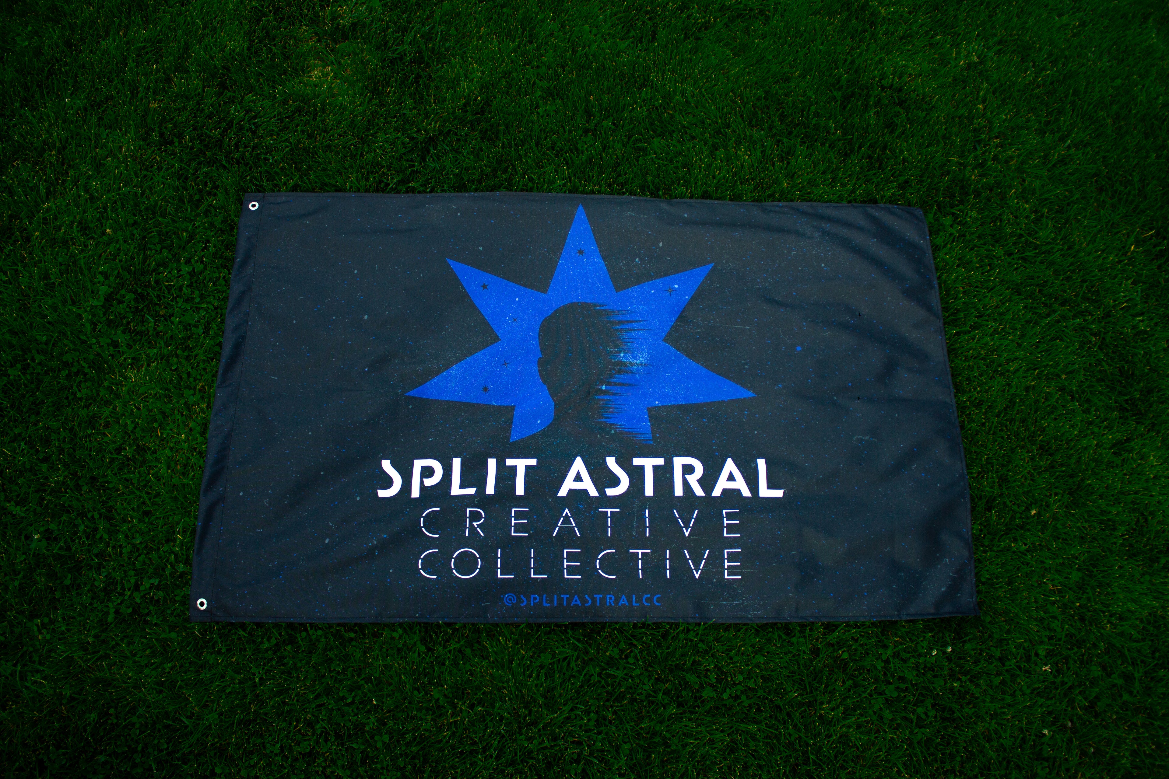 Split Astral Creative Collective Flag
