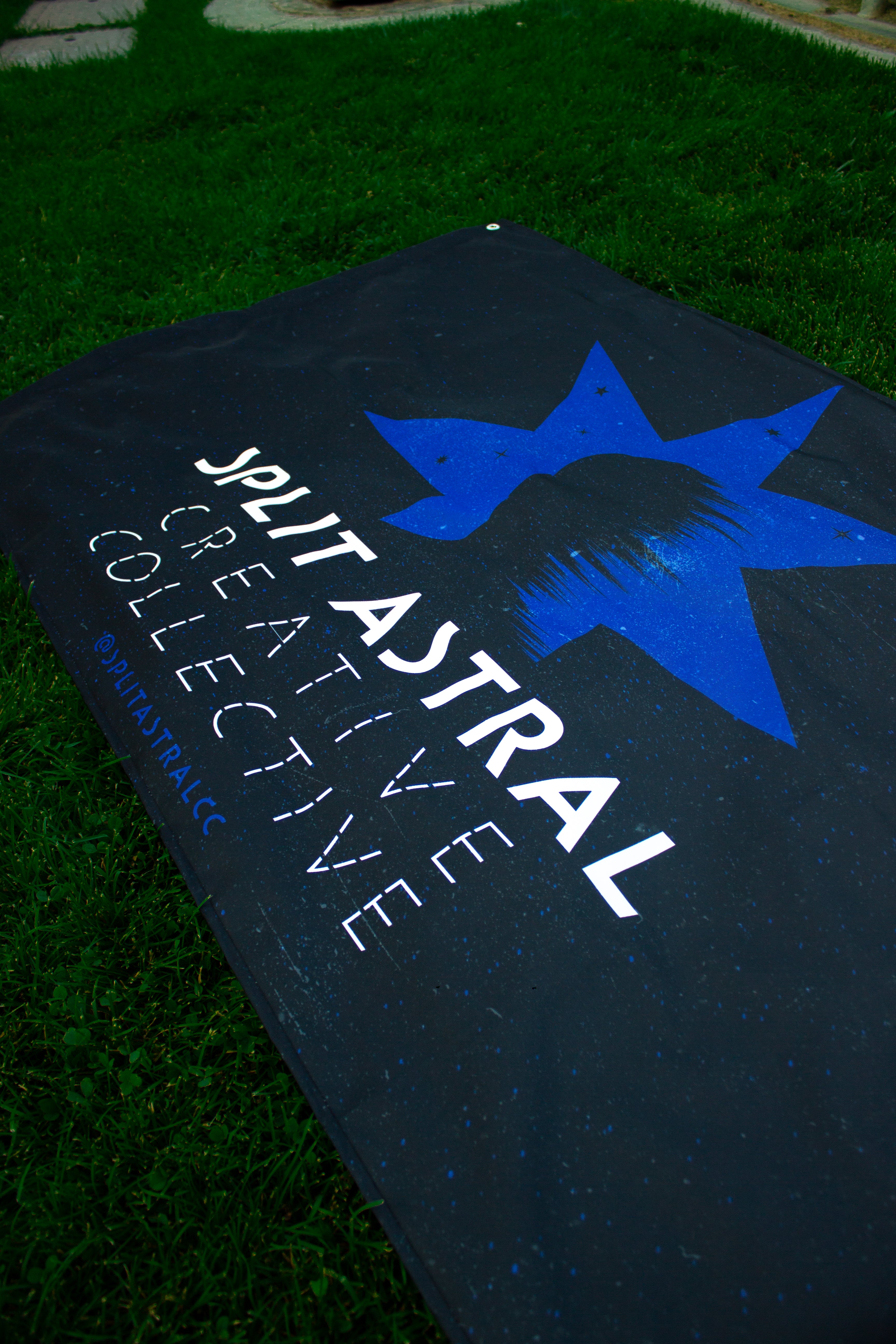 Split Astral Creative Collective Flag