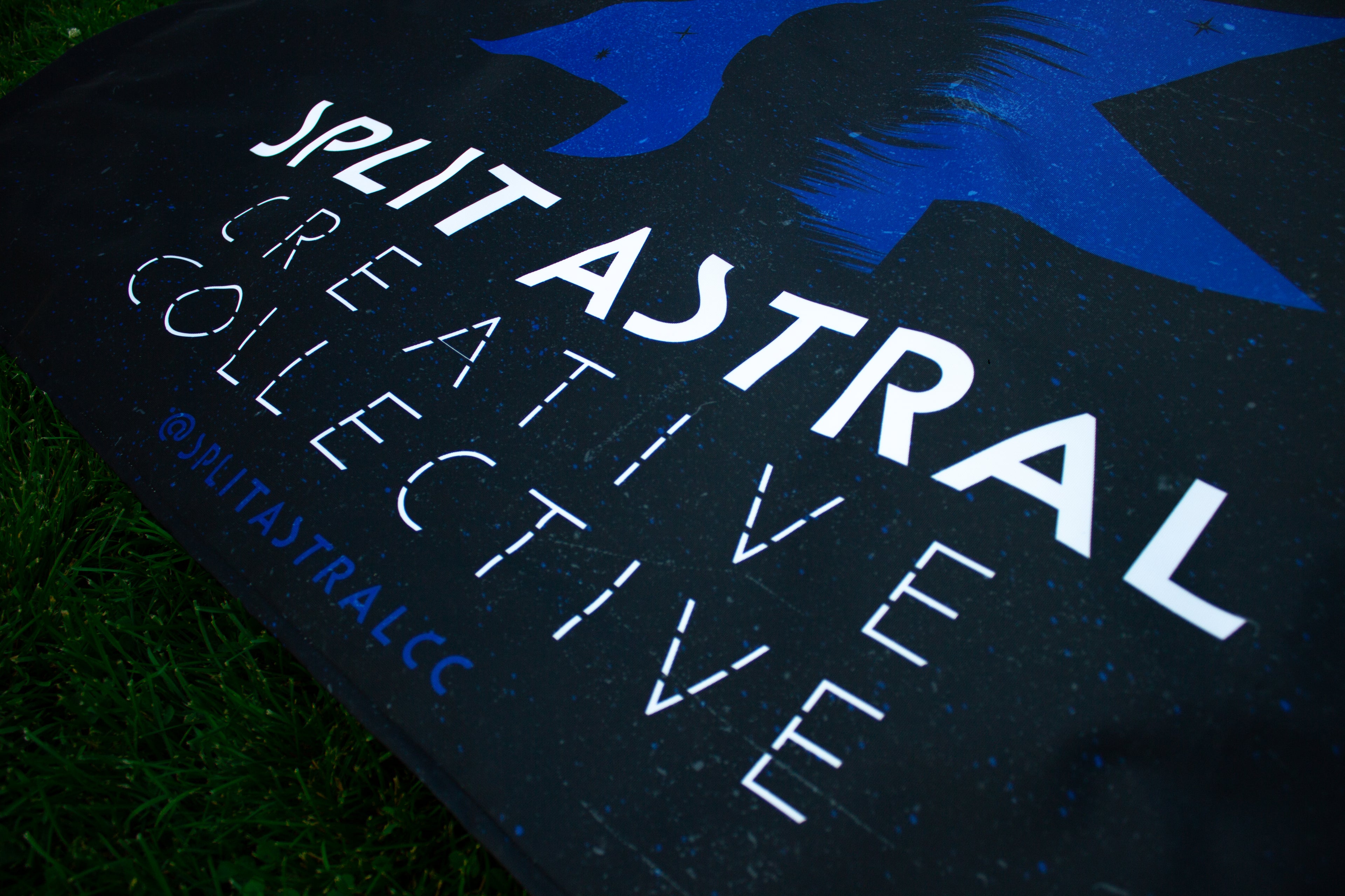 Split Astral Creative Collective Flag
